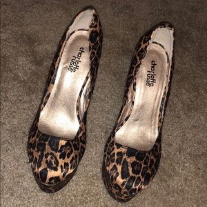 Cheetah Print Platform Pumps